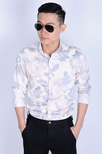 Áo sơ mi nam hoạ tiết hoa thời trang 03006020125