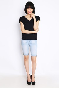 Quần jeans lửng