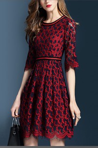 Đầm ren xòe mềm - CHCC-110