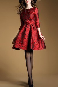 Đầm gấm xòe - CHCC-106