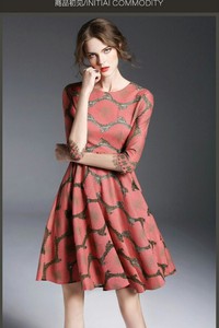 Đầm lụa phối ren- CHQC-048