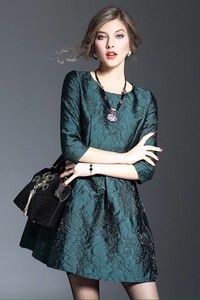 Đầm xòe gấm cao cấp - CHST-653