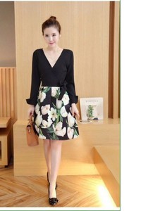 Đầm chân váy hoa - CHST-578