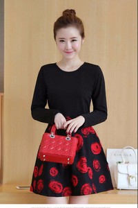 Đầm xòe hoa hồng - CHSP-035