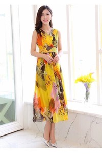 Đầm dự tiệc phối màu - CHST-800