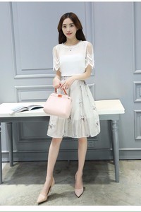 Đầm xòe họa tiết - CHST-403