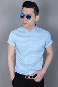 Áo sơ mi nam tay ngắn cổ nhỏ kiểu hàn quốc 03000470118