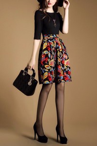 Đầm chân váy hoa - CHST-361