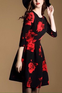 Đầm họa tiết hoa