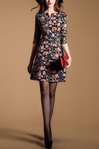 Đầm xòe hoa cao cấp