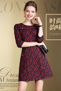 Đầm xòe caro cao cấp