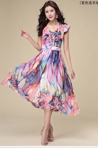 Đầm maxi họa tiết - CHST-828