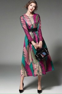 Đầm maxi phối màu - CHST-655