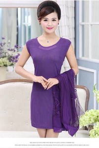 Đầm trung niên kèm áo khoác - ST031-H370