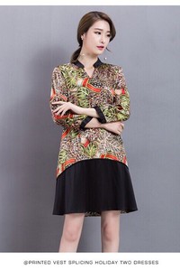 Đầm phi lụa cách điệu - CHST-985