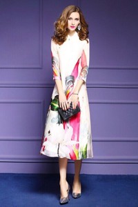 Đầm suông họa tiết - CHST-975