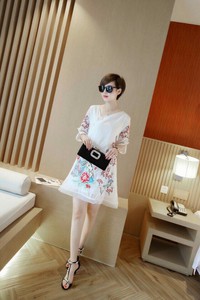 Đầm OVERSIZE thêu con hạc - CHSP-085