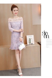 Đầm body ren trễ vai - ST063-H360