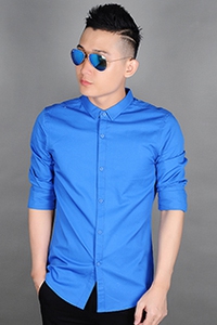 Áo sơ mi nam tay dài form body SM1201