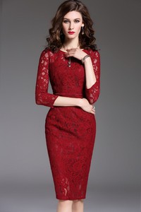 Đầm ren tay lỡ - CHCC-207