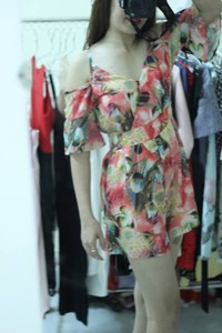 Jum hoa vải voan mềm mịn.
