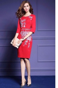 Đầm body thêu cao cấp - CHST-633