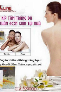 tắm trắng BELINE white pro