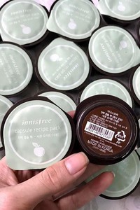 Mặt Nạ Innisfree Capsule Recipe Pack Apple Yogurt – Táo xanh
