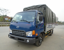 Xe tải Huyndai HD99 thùng lửng, thùng bạt, thùng kín,nâng tải lên 7 tấn, màu xanh, 2016 