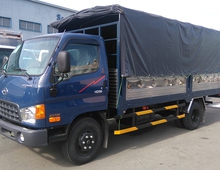 Xe tải hyundai hd99 6,5 tấn 2017 thùng kín, mui bạt, bửng nâng, ben tự đổ do Đô Thành phân phối. 