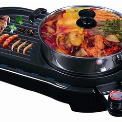 Bếp lẩu nướng Thái Lan 2 trong 1, bếp nướng lẩu đa năng