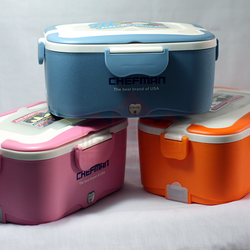 Hộp đựng cơm cao cấp Chefman Mỹ, hộp cơm hâm nóng inox mới
