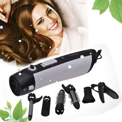 Máy sấy tạo kiểu tóc đa năng 6 trong 1, lược điện đa năng 3 in 1, máy làm tóc tạo kiểu, máy dập xù đa năng, máy làm xoăn