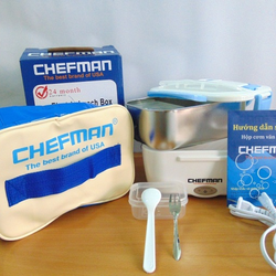 Hộp cơm cắm điện Chefman CM-111, 3 ngăn thương hiệu Mỹ