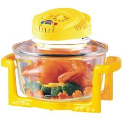 Lò nướng thủy tinh Sunhouse 12L màu vàng SHD412