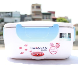 Hộp cơm điện cao cấp Swonsan khay nhựa - Hàn Quốc, hộp cơm