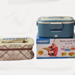 Hộp cơm hâm nóng chefman ruột inox, mã 112LH