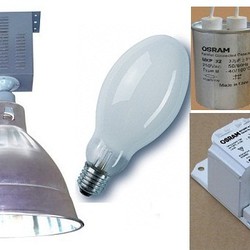 Bộ đèn cao áp chiếu sáng nhà xưởng kiểu Highbay chóa D380, D420.
