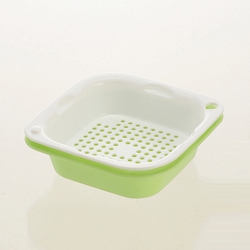 Bộ rổ chậu nhựa kháng khuẩn Lei size L