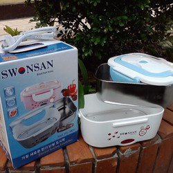  Hộp cơm cắm điện inox Swonsan Hàn Quốc