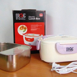 Hộp cơm cắm điện ủ nóng ruột inox Magic bullet giá 210k