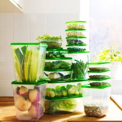 Bộ 17 hộp nhựa cao cấp IKEA đùng được trong lò vi sóng: 165k