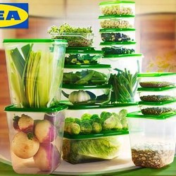Bộ 17 hộp nhựa chính hàng IKEA