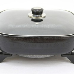 Chảo lẩu điện shachu có đính đá 