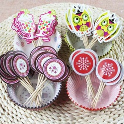Bộ Cupcake và Toppers trang trí_GD90
