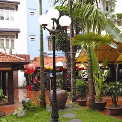 Cột đèn sân vườn, cột trang trí DC02, DC07 rẻ nhất Hà Nội.