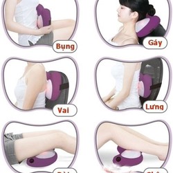 Gối massage 2 chiều OKIRA Japan ,Masage lưng, vai, gáy hiệu quả nhất 2015