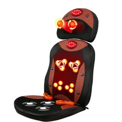 Đệm massage 3D Nhật Bản, đệm massage lưng 969F03 , ghế massage toàn thân 3 mảnh tháo rời 12 bi massage lưng cao cấp