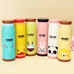 Bình giữ nhiệt hoạt hình phong cách Hàn Quốc 500ml