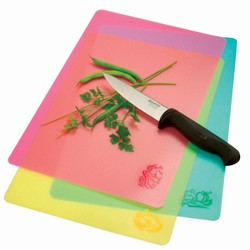 Thớt nhựa dẻo sắc màu Inomata Nhật Bản
